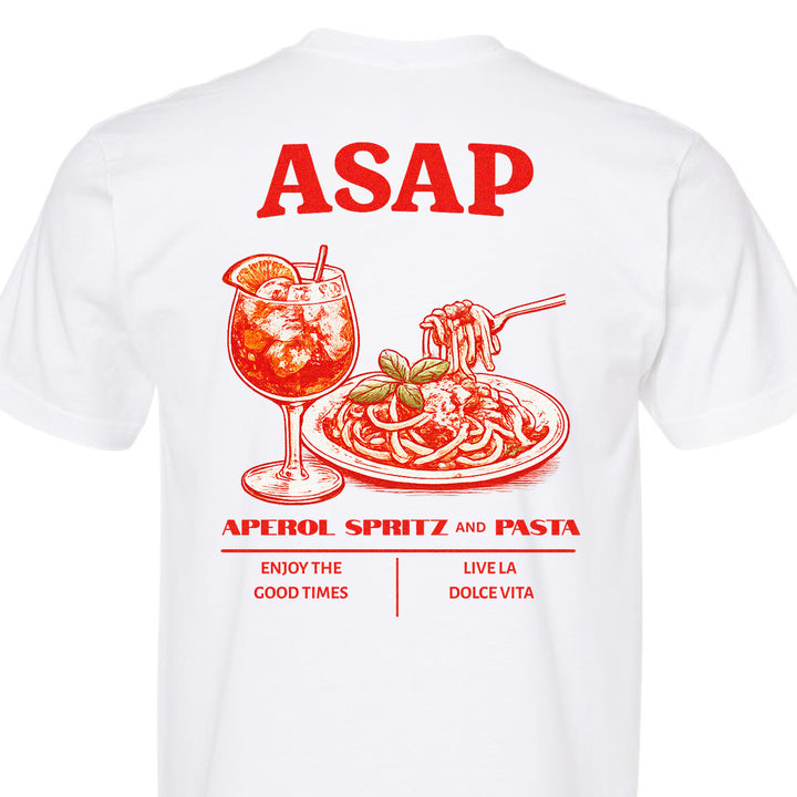 ASAP Aperol Spritz and Pasta Tee