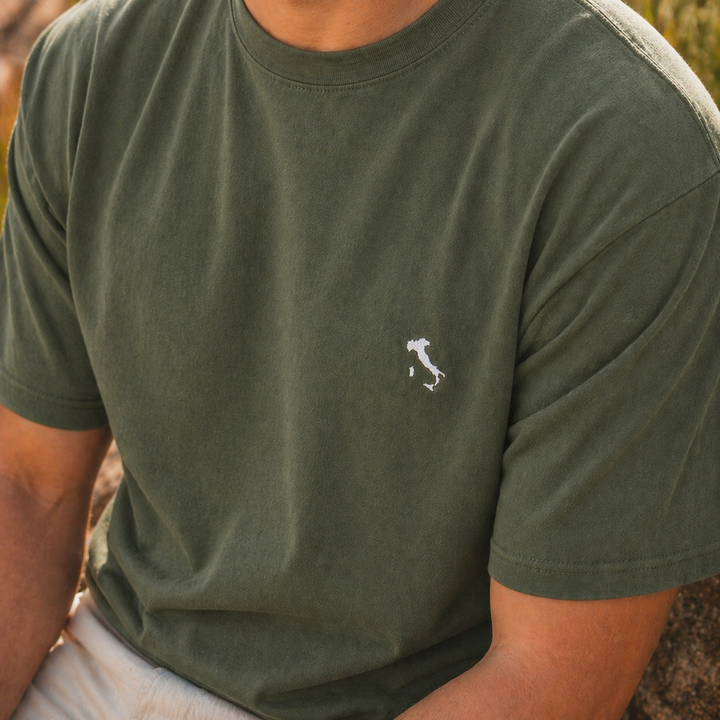Italia Basic Embroidered Tee
