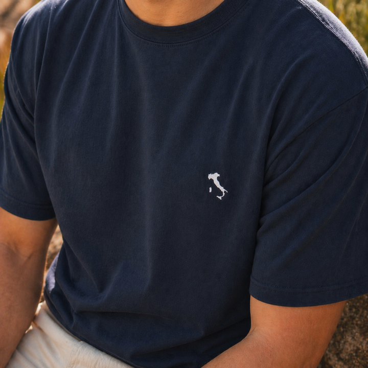 Italia Basic Embroidered Tee