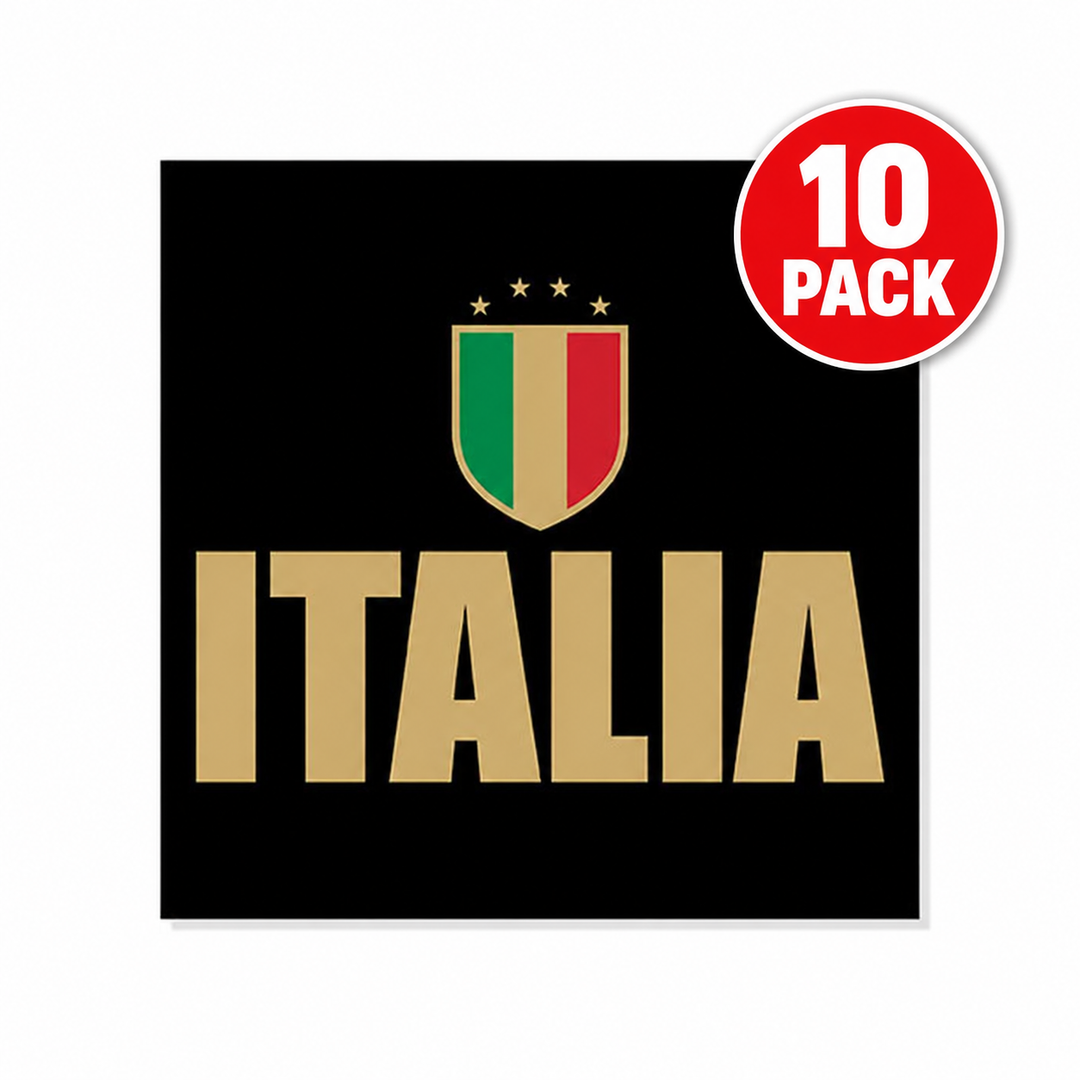 Gold Italia Sticker - 10 Pack