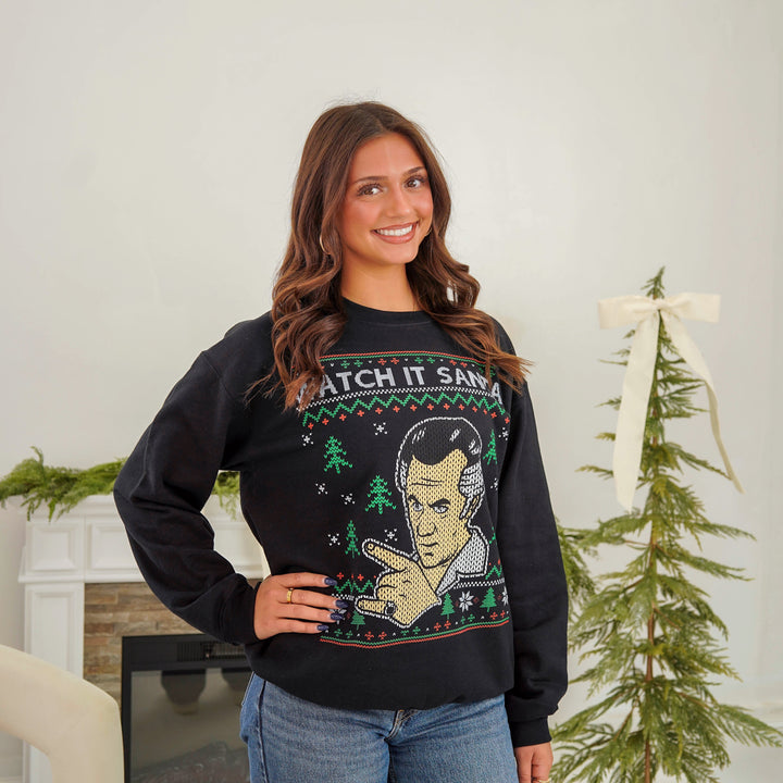 Watch It Santa Crewneck - Hardcore Italians