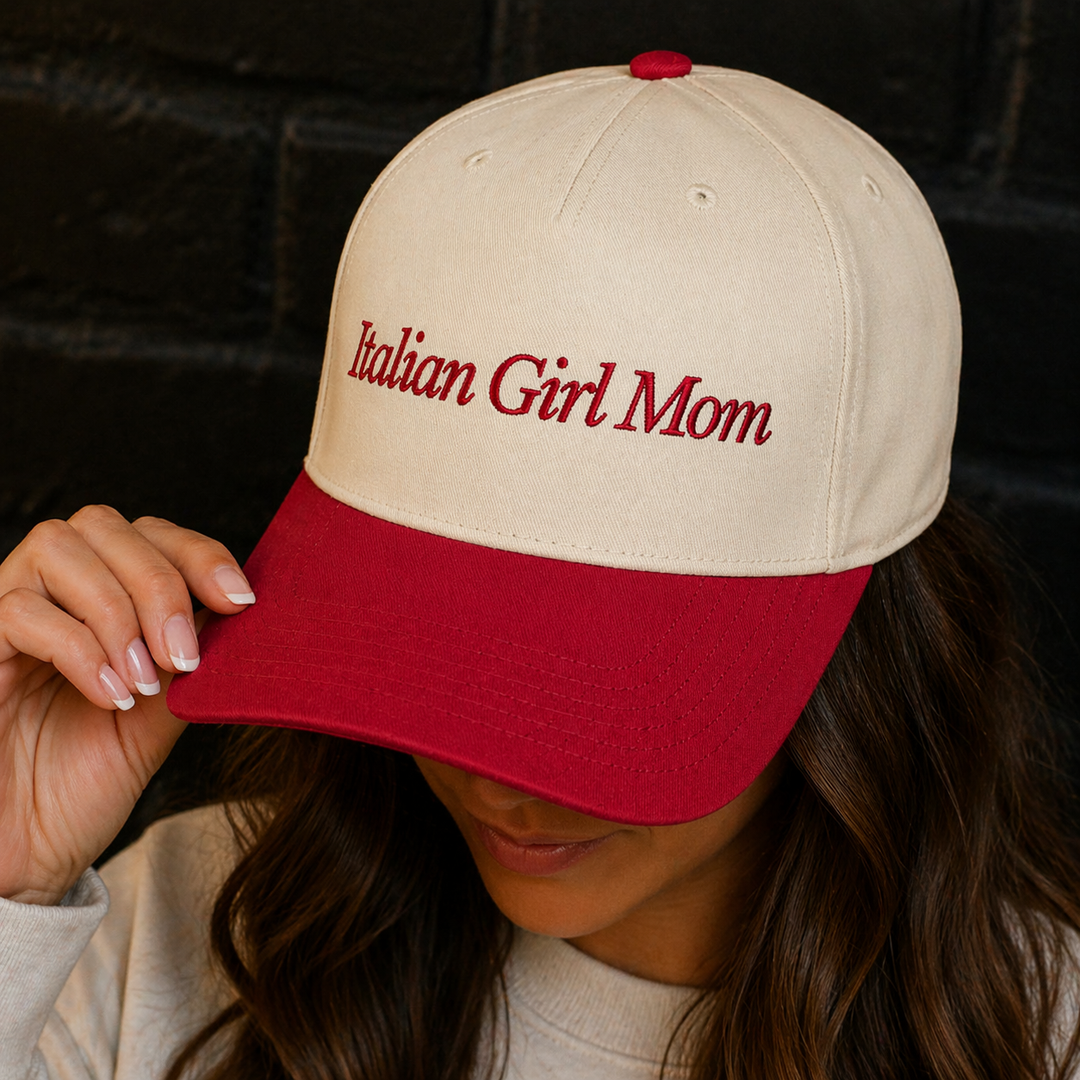 Italian Girl Mom Two-Tone Hat