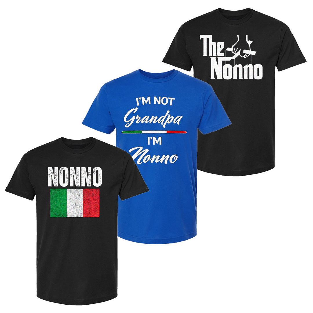 Italian Nonno Tees - 3 Pack