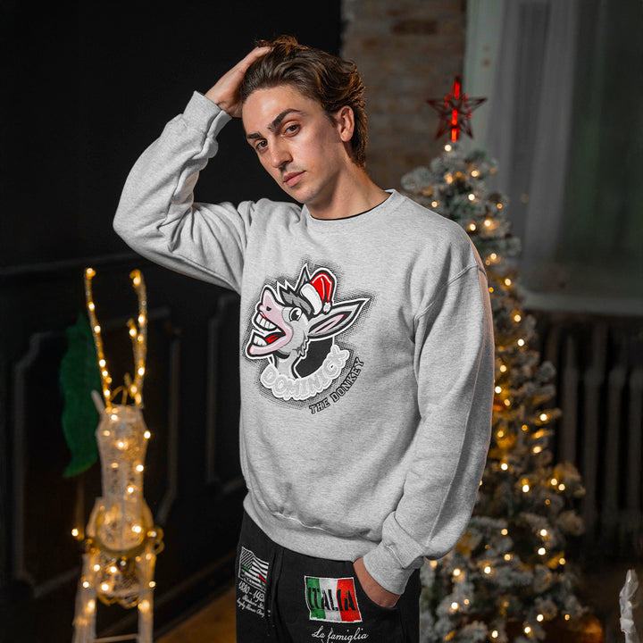 Dominick The Donkey Crewneck - Hardcore Italians