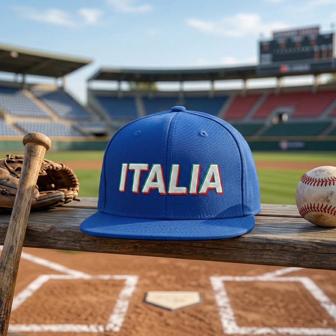 Italia Baseball Snapback Hat