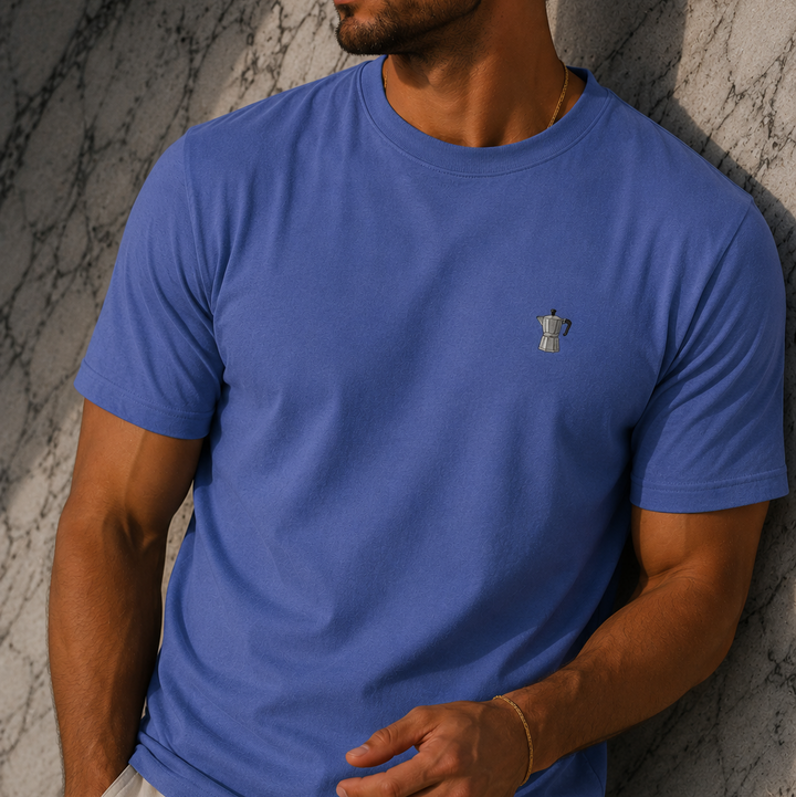Moka Pot Embroidered Tee