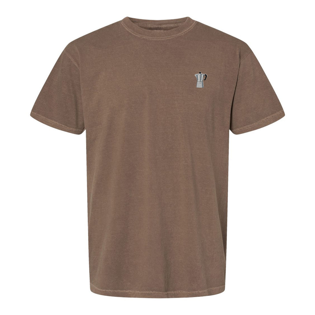 Moka Pot Embroidered Tee